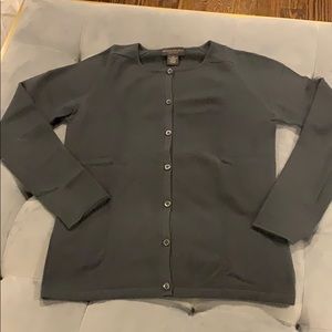 Banana Republic Graphite Grey Cashmere Cardigan XS